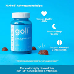 Goli® Ashwagandha Relax, Restore, Unwind Gummies 6 Pack