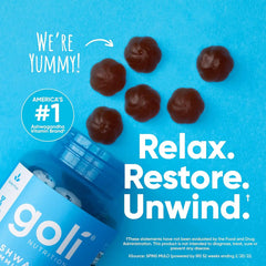 Goli® Ashwagandha Relax, Restore, Unwind Gummies 6 Pack